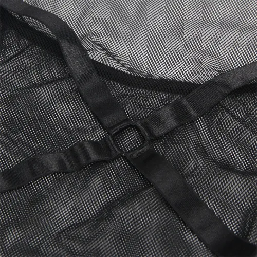 Transparentes Neckholder Kleid Schwarz L/Xl – Subblime