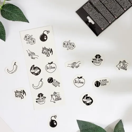 10 Temporary Tattoos From The Spicy Collection – Secret Play