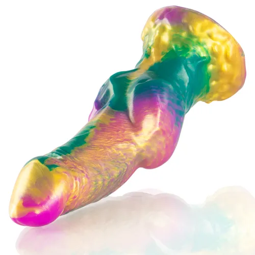 Iris Dildo With Rain Bow Colored Balls Of Pleasure – Epic