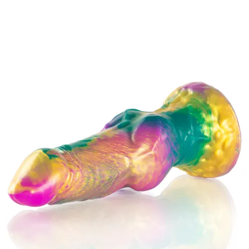 Iris Dildo With Rain Bow Colored Balls Of Pleasure – Epic