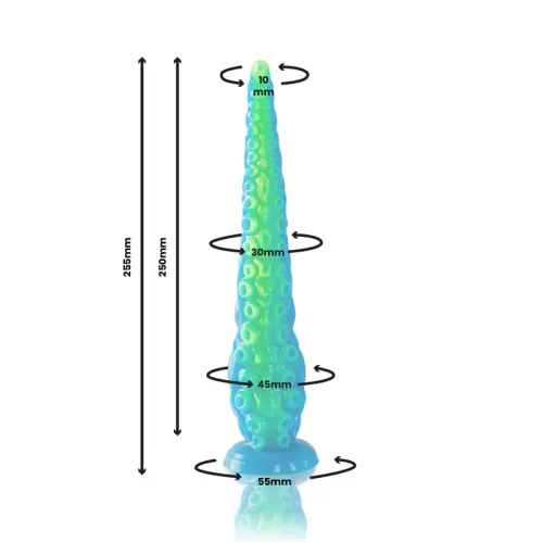Scylla Fluorescent Thin Tentacle Dildo Small – Epic