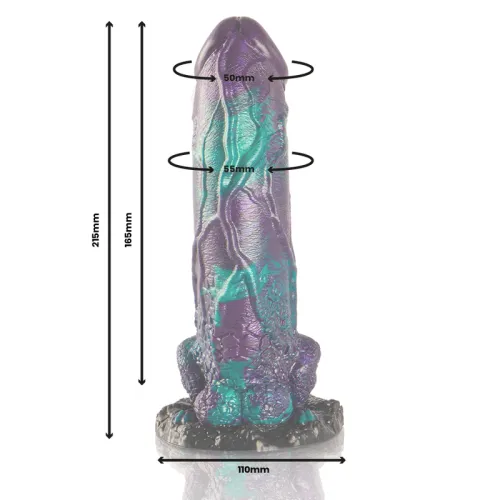 Basilisk Dildo Doppeltes Vergnügen Schuppig Plussize – Epic