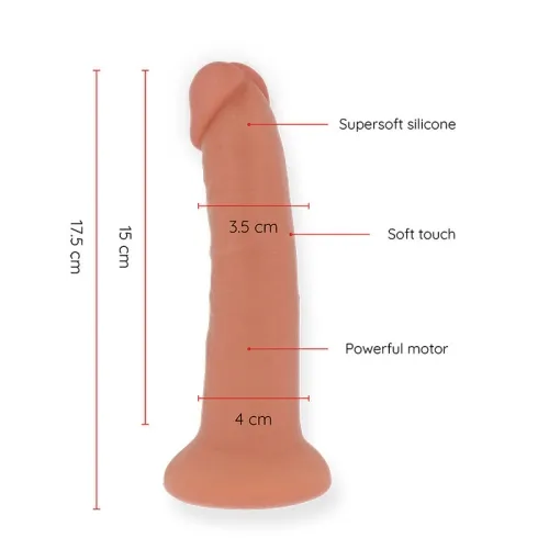 Kleiner Bogotávibrator Natürlich 22cm Ø 4,5cm App | Oninder