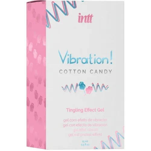 Kraftvolles Vibratorgel Zuckerwatte 15ml – Intt