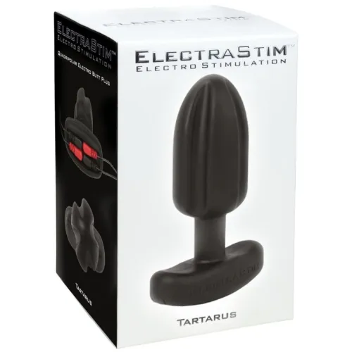 Tartarus Anal Plug Quadripolar Black – Electrastim