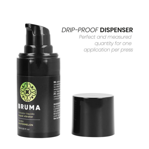 Flüssiger Vibrator Ultra Gleitende Wassermelone 15ml | Bruma