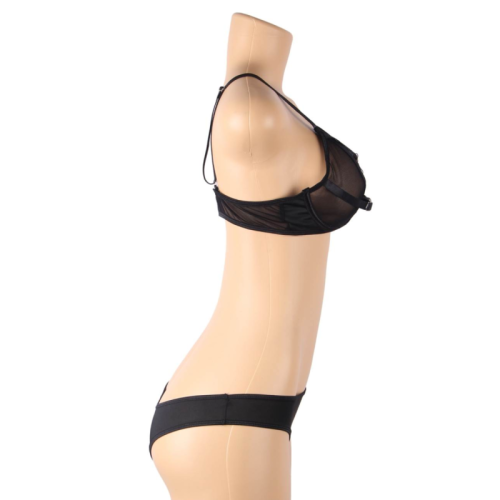 2 Tlg. Set Aus Transparenz BH Und S/M | Subblime