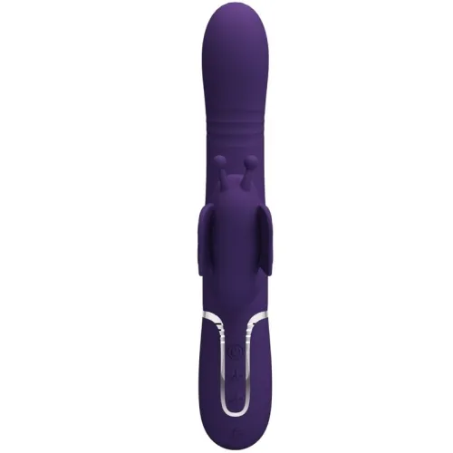 Kaninchenvibrator 4 In 1 Schmetterling Lila | Pretty Love