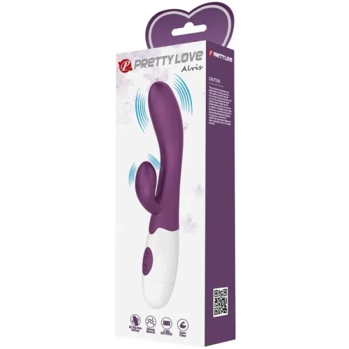 Alvis Rabbit Vibrator Purple | Pretty Love