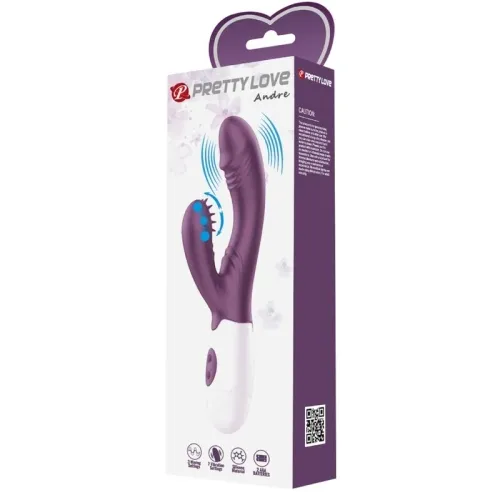 Butterfly Kiss Rabbit Vibrator & G-Spot Stimulator Lila | Pretty Love