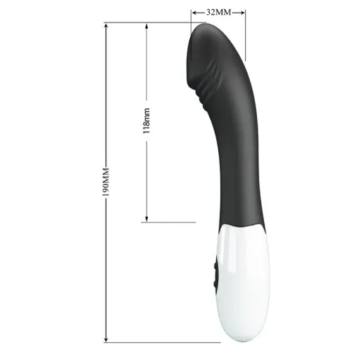 Elemental G-Spot Vibrator 30 Modes Black | Pretty Love