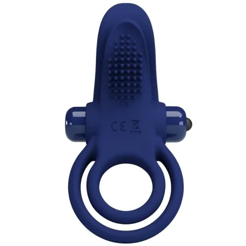 Bronson Double Ring with Vibration Blue – Pretty Love