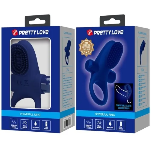 Palle Ring With Vibration Blue – Pretty Love
