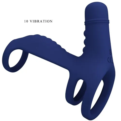 Elish Vibration Ring with Extension Blue – Pretty Love