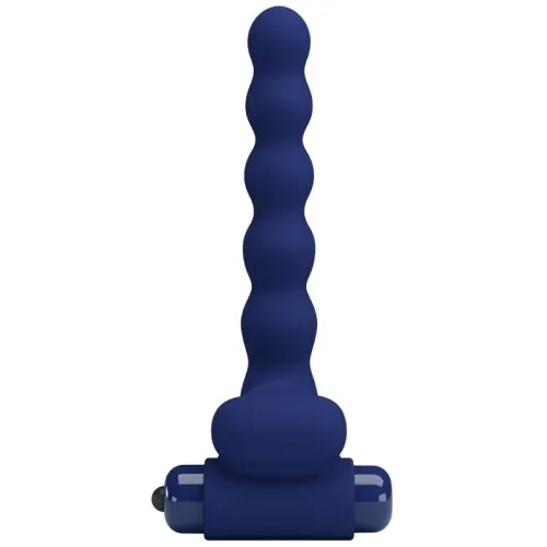 Ajmal Vibrating Ring with Plug, Blue – Pretty Love