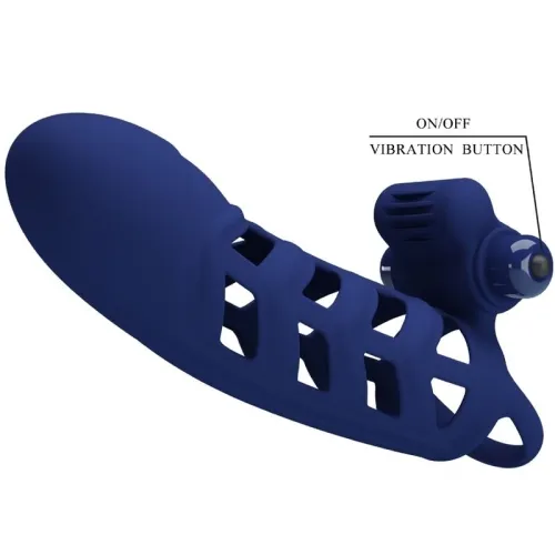 Altaf Vibratorring Mit Silikonhülle Blau – Pretty Love