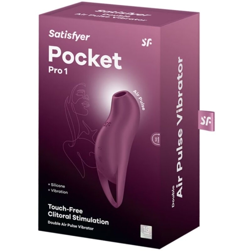 Pocket Pro 1 Klitorisstimulator Granat | Satisfyer