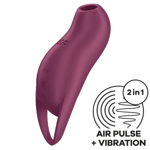 Pocket Pro 1 Klitorisstimulator Granat | Satisfyer