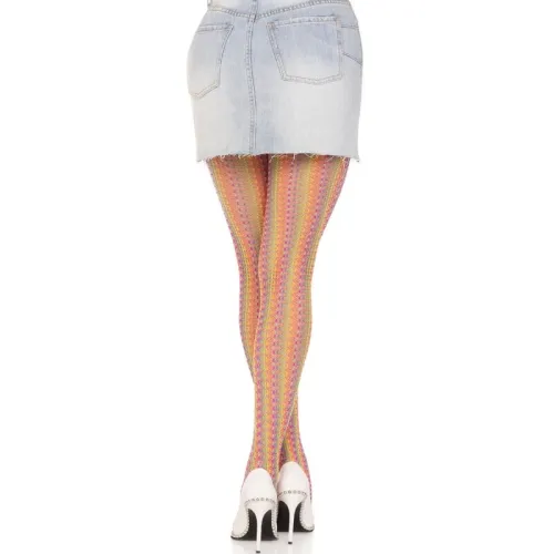 Multicolored Crochet Stockings – Leg Avenue