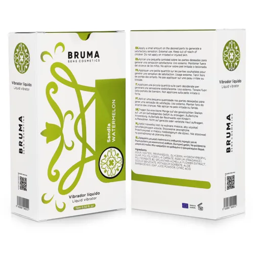 Flüssiger Vibrator Ultra Gleitende Wassermelone 15ml – Bruma