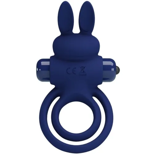 Darey Double Vibrating Ring Rabbit Blue – Pretty Love