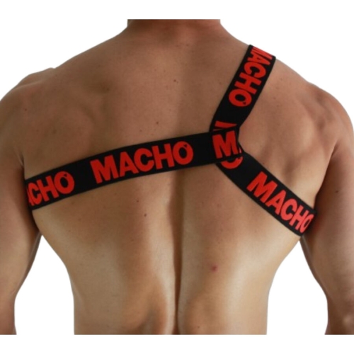 Römisches Geschirr Rot S/M | Macho
