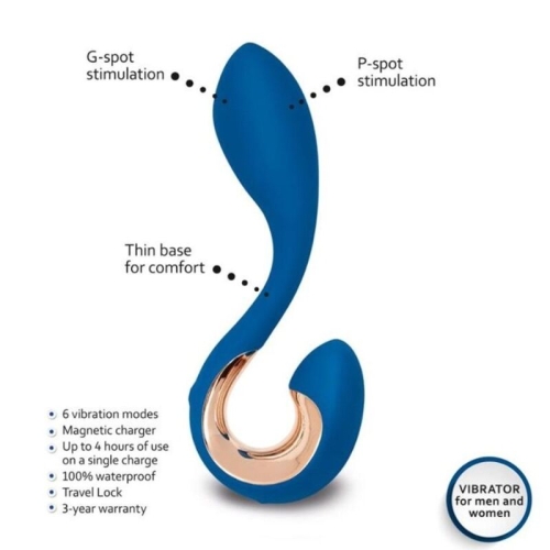 Gpop 2 G- Und P-Punktvibrator Indigoblau | G-Vibe