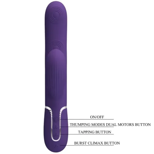 Perlita G-Spot Vibrator 3 In 1 Lila | Pretty Love