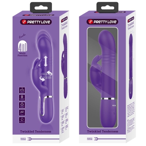 Coale Rabbitvibrator 4 In 1 Lila | Pretty Love