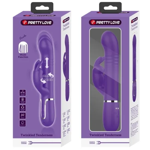 Coale Rabbit Vibrator 4 In 1 Purple | Pretty Love