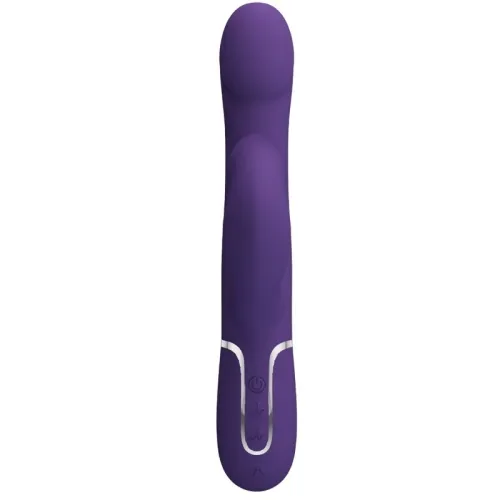 Zalin Rabbit Vibrator Beads 4 In 1 Purple | Pretty Love