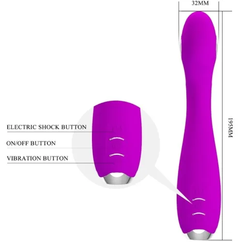 Hector Electric Shock Vibrator App Violet | Pretty Love