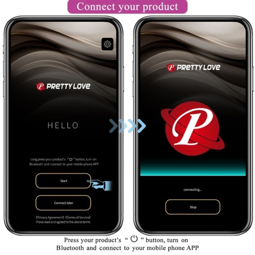 Hector Elektroschockvibrator App Violett | Pretty Love