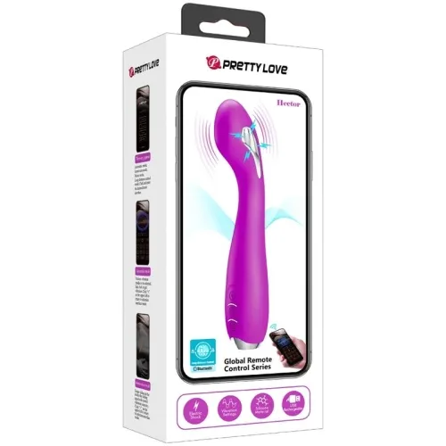 Hector Electric Shock Vibrator App Violet | Pretty Love