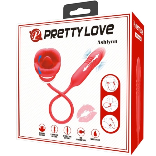 Ashlynn Masturbator Mund Rot | Pretty Love