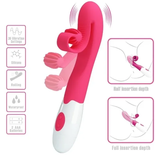 Vibrator Und Stimulator 30 Geschwindigkeiten Rosa | Romance