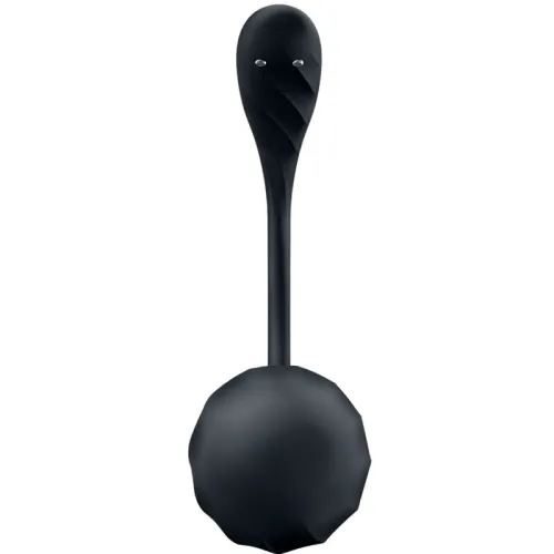Ribbed Petal G Point Stimulator Black Free App | Satisfyer