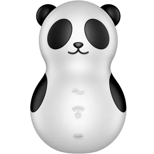 Pocket Panda Stimulator & Vibrator Black White