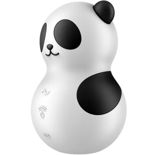 Pocket Panda Stimulator & Vibrator Black White