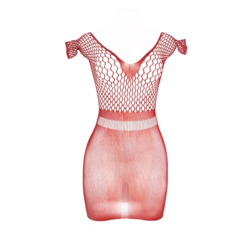 SUBBLIME - 951924 KURZES ROTES HKELKLEID MIT GRILL EINE GRÖSSE