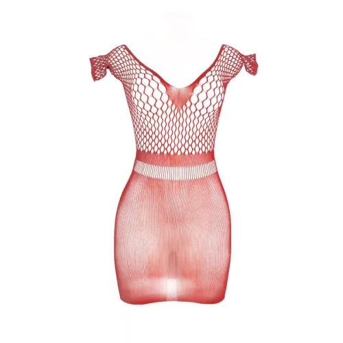 Kurzes Rotes Hkelkleid Mit Grill – Subblime
