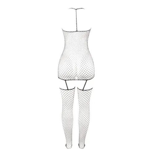 Glnzender Netz-Bodystocking – Subblime