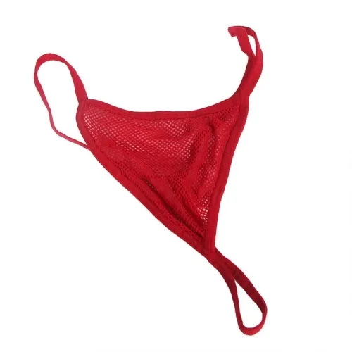 Netz-Bodystocking Mit Handschuhen Und Diamanten Rot – Subblime