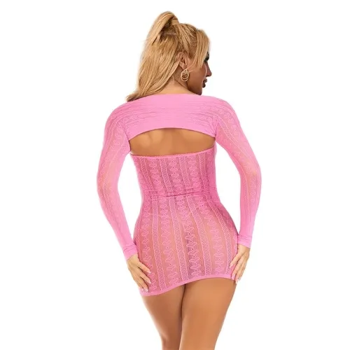 Pink fishnet bodystocking – Sublime