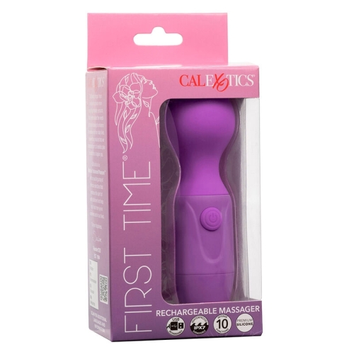 CALEXOTICS -  FIRST TIME WIEDERAUFLADBARES MASSAGERÃT 10 VIBRATIONEN LILA