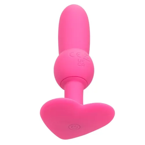First Time Anal Plug With Bead Probe 10 Modes Pink – Calex