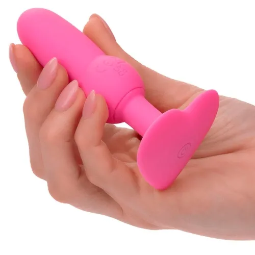 First Time Anal Plug With Bead Probe 10 Modes Pink – Calex