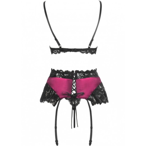 Nahir Lc 20214 BH + Höschen + Strumpfgürtel L/XL | Livco Corsetti Fashion