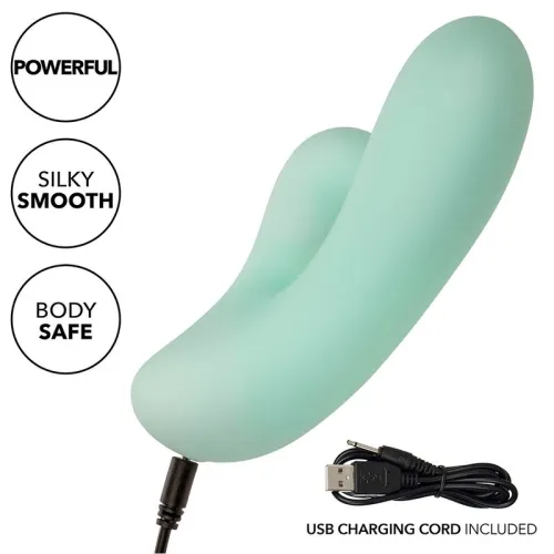 Pacifica Fiji Vibrator & EStimulator G-Spot 10 Modes Aqua | Calex