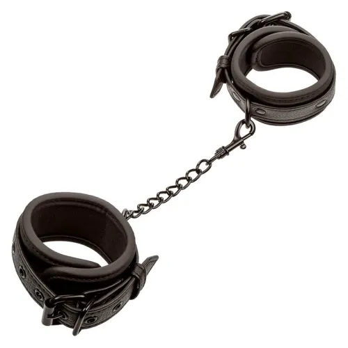 Nocturnal Leder Handgelenk Manschetten Schwarz – Calex